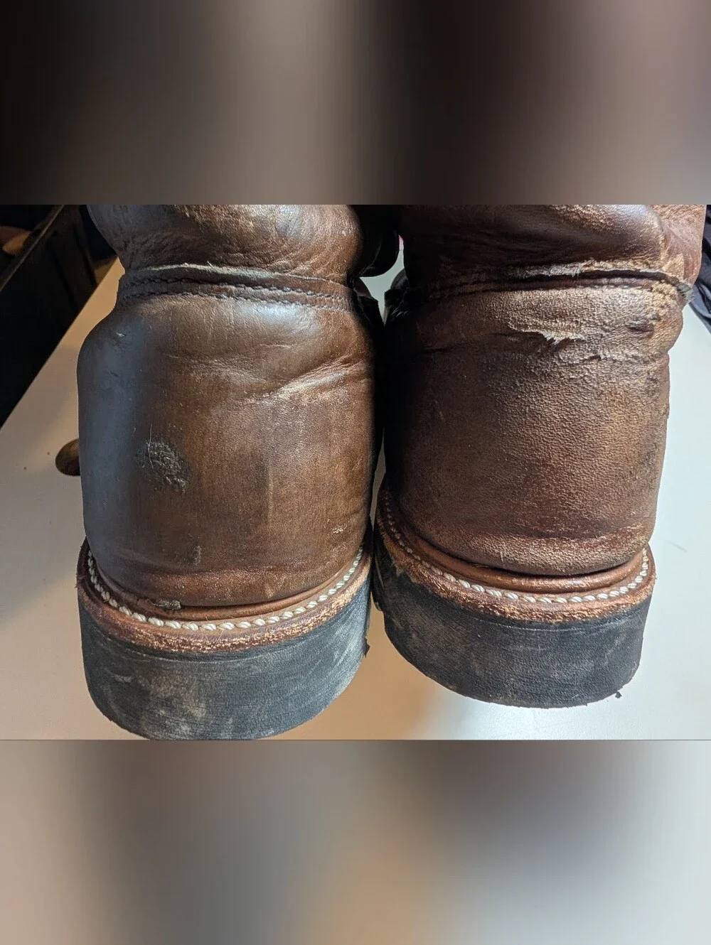 Red Wing Shoes sturdy brown